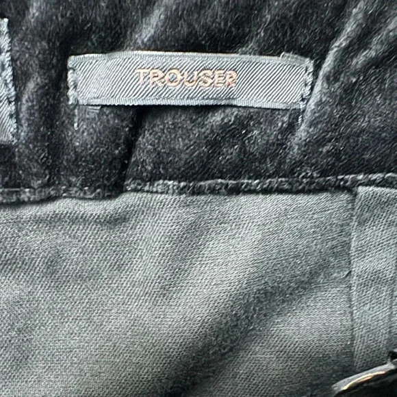 Jen7 by 7 For All Mankind Black Velvet Flare Pants Size 4 - Picture 4 of 5